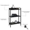 Ver imagem 6 de Estante para Livros Industrial 3 Prateleiras 104cmx60cm Active Yescasa