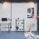 Ver imagem 7 de Estante de Livros Industrial Aço 60CMX104CM 3 Prateleiras Active Yescasa