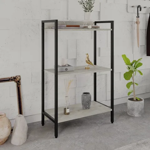 Estante de Livros Industrial Aço 60CMX104CM 3 Prateleiras Active Yescasa