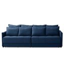 Ver imagem 4 de Sofá sem Caixa Retrátil Reclinável 2,30m Catarina Veludo Rover & Beato