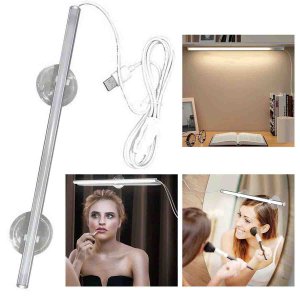 Luminaria Bastao Luz Led Slim Camarim Espelho Maquiagem Estudos Decoraçao Sala Quarto Mesa Iluminaça