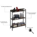 Ver imagem 6 de Estante para Livros Industrial 3 Prateleiras 104cmx80cm Active Yescasa
