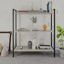 Ver imagem 2 de Estante de Livros Industrial Aço 80CMX104CM 3 Prateleiras Active Yescasa