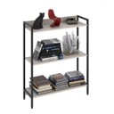 Ver imagem 3 de Estante de Livros Industrial Aço 80CMX104CM 3 Prateleiras Active Yescasa