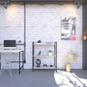 Ver imagem 7 de Estante de Livros Industrial Aço 80CMX104CM 3 Prateleiras Active Yescasa