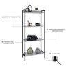 Estante para Livros Industrial Aço Multiuso 4 Prateleiras 146cmx60cm Active Yescasa - 6