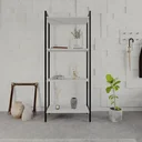 Ver imagem 2 de Estante de Livros Industrial Aço 60CMX146CM Multiuso 4 Prateleiras Active Yescasa