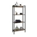 Ver imagem 3 de Estante de Livros Industrial Aço 60CMX146CM Multiuso 4 Prateleiras Active Yescasa Marrom/Carvalho