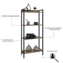Ver imagem 6 de Estante para Livros Industrial Aço Multiuso 4 Prateleiras 146cmx60cm Active Yescasa
