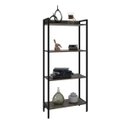 Ver imagem 3 de Estante de Livros Industrial Aço 60CMX146CM Multiuso 4 Prateleiras Active Yescasa Marrom/Carvalho Dark