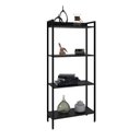 Ver imagem 3 de Estante de Livros Industrial Aço 60CMX146CM Multiuso 4 Prateleiras Active Yescasa Preto/Ônix