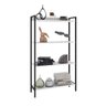 Estante para Livros Industrial Aço Multiuso 4 Prateleiras 146cmx80cm Active Yescasa - 3