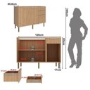 Ver imagem 4 de Cozinha Freijó 320cm 5 Peças, 9 Portas e 5 Gavetas