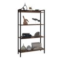 Ver imagem 3 de Estante para Livros Industrial Aço Multiuso 4 Prateleiras 146cmx80cm Active Yescasa