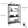Estante para Livros Industrial Aço Multiuso 4 Prateleiras 146cmx80cm Active Yescasa - 6