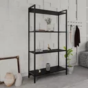 Ver imagem 1 de Estante para Livros Industrial Aço Multiuso 4 Prateleiras 146cmx80cm Active Yescasa