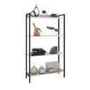 Ver imagem 3 de Estante para Livros Industrial Aço Multiuso 4 Prateleiras 146cmx80cm Active Yescasa