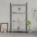 Ver imagem 2 de Estante para Livros Industrial Aço Multiuso 4 Prateleiras 146cmx80cm Active Yescasa