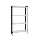 Ver imagem 4 de Estante para Livros Industrial Aço Multiuso 4 Prateleiras 146cmx80cm Active Yescasa