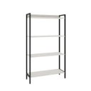 Ver imagem 4 de Estante de Livros Industrial Aço 80CMX146CM Multiuso 4 Prateleiras Active Yescasa