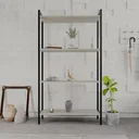 Ver imagem 2 de Estante de Livros Industrial Aço 80CMX146CM Multiuso 4 Prateleiras Active Yescasa