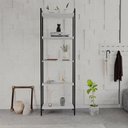 Ver imagem 2 de Estante de Livros Industrial Aço 60cmx187cm Multiuso 5 Prateleiras Active YesCasa