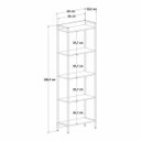 Ver imagem 5 de Estante para Livros Industrial Aço Multiuso 5 Prateleiras 187cmx60cm Active Yescasa