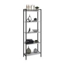 Ver imagem 3 de Estante de Livros Industrial Aço 60cmx187cm Multiuso 5 Prateleiras Active YesCasa