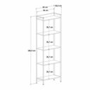 Ver imagem 5 de Estante de Livros Industrial Aço 60CMX187CM Multiuso 5 Prateleiras Active Yescasa