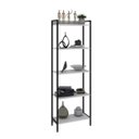 Ver imagem 3 de Estante para Livros Industrial Aço Multiuso 5 Prateleiras 187cmx60cm Active Yescasa