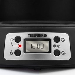 Cafeteira Elétrica Digital Telefunken 1000w Venezia - 127v Cor Preto 110v - 2