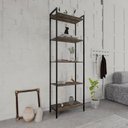 Ver mais imagens de Estante Multiuso Industrial Aço 60CMX187CM 5 Prateleiras Active Yescasa Marrom