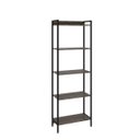 Ver imagem 4 de Estante de Livros Industrial Aço 60CMX187CM Multiuso 5 Prateleiras Active Yescasa Marrom/Carvalho Dark