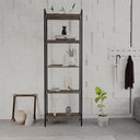Ver imagem 2 de Estante de Livros Industrial Aço 60cmx187cm Multiuso 5 Prateleiras Active YesCasa