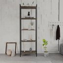 Ver imagem 2 de Estante Multiuso Industrial Aço 60CMX187CM 5 Prateleiras Active Yescasa Marrom