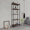 Ver imagem 1 de Estante de Livros Industrial Aço 60cmx187cm Multiuso 5 Prateleiras Active YesCasa