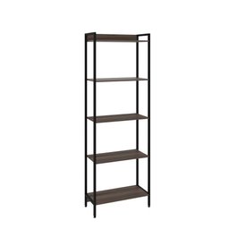 Estante de Livros Industrial Aço 60CMX187CM Multiuso 5 Prateleiras Active Yescasa Marrom/Nogal - 4 Estante de Livros Industrial Aço 60CMX187CM Multiuso 5 Prateleiras Active Yescasa Marrom/Nogal - 4