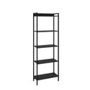 Ver imagem 4 de Estante de Livros Industrial Aço 60CMX187CM Multiuso 5 Prateleiras Active Yescasa Preto/Ônix