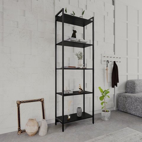 Estante de Livros Industrial Aço 60cmx187cm Multiuso 5 Prateleiras Active YesCasa