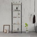 Ver imagem 2 de Estante de Livros Industrial Aço 60CMX187CM Multiuso 5 Prateleiras Active Yescasa