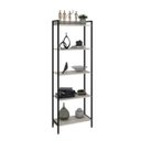 Ver imagem 3 de Estante de Livros Industrial Aço 60CMX187CM Multiuso 5 Prateleiras Active Yescasa