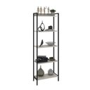 Ver imagem 3 de Estante de Livros Industrial Aço 60CMX187CM Multiuso 5 Prateleiras Active Yescasa
