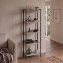 Ver imagem 1 de Estante de Livros Industrial Aço 60CMX187CM Multiuso 5 Prateleiras Active Yescasa