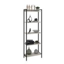 Ver imagem 3 de Estante para Livros Industrial Aço Multiuso 5 Prateleiras 187cmx60cm Active Yescasa