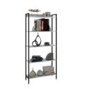 Ver imagem 3 de Estante de Livros Industrial Aço 80CMX187CM Multiuso 5 Prateleiras Active Yescasa