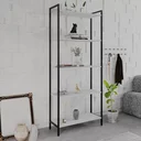 Ver imagem 1 de Estante para Livros Industrial Aço Multiuso 5 Prateleiras 187cmx80cm Active Yescasa