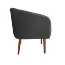 Ver imagem 2 de Poltrona Estela Tresse Suede Grafite - Dominic Decor