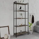 Ver imagem 1 de Estante para Livros Industrial Aço Multiuso 5 Prateleiras 187cmx80cm Active Yescasa