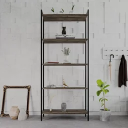Estante para Livros Industrial Aço Multiuso 5 Prateleiras 187cmx80cm Active Yescasa - 2