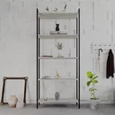 Ver imagem 2 de Estante para Livros Industrial Aço Multiuso 5 Prateleiras 187cmx80cm Active Yescasa